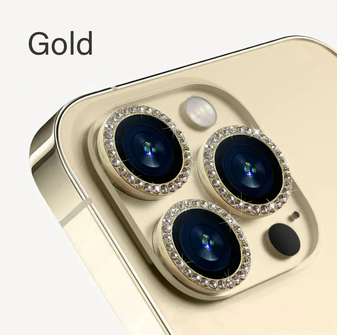 Glitter Tempered Glass Camera Lens Protector
