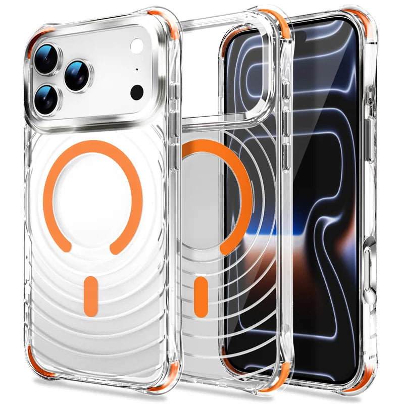 Clear MagSafe Shockproof Case for iPhone