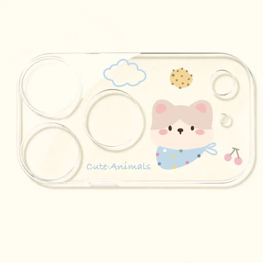 Cartoon Animal Camera Lens Protector for iPhone
