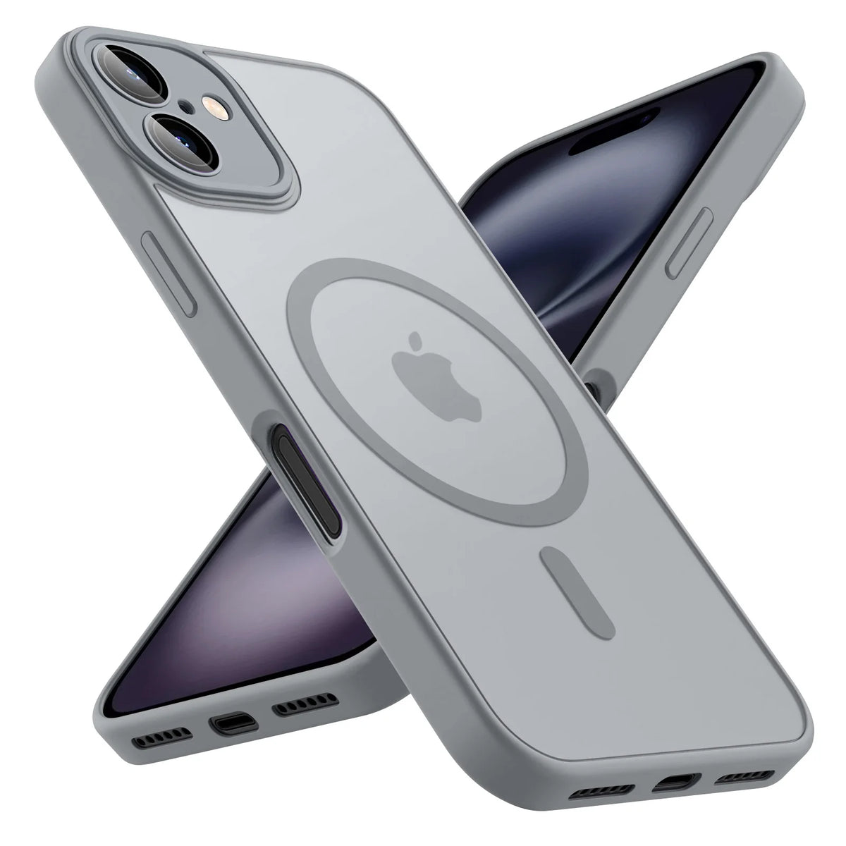 2-Piece Leather Card Holder Case for iPhone