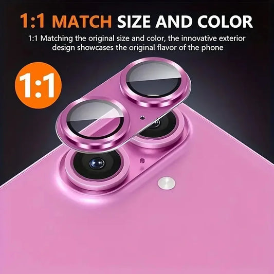 2-Pack Metal Camera Lens Protector for iPhone
