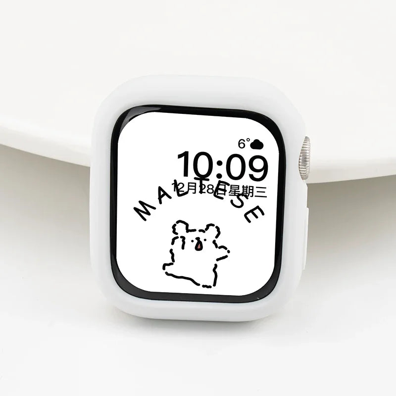 Soft Silicone Bumper Case for Apple Watch