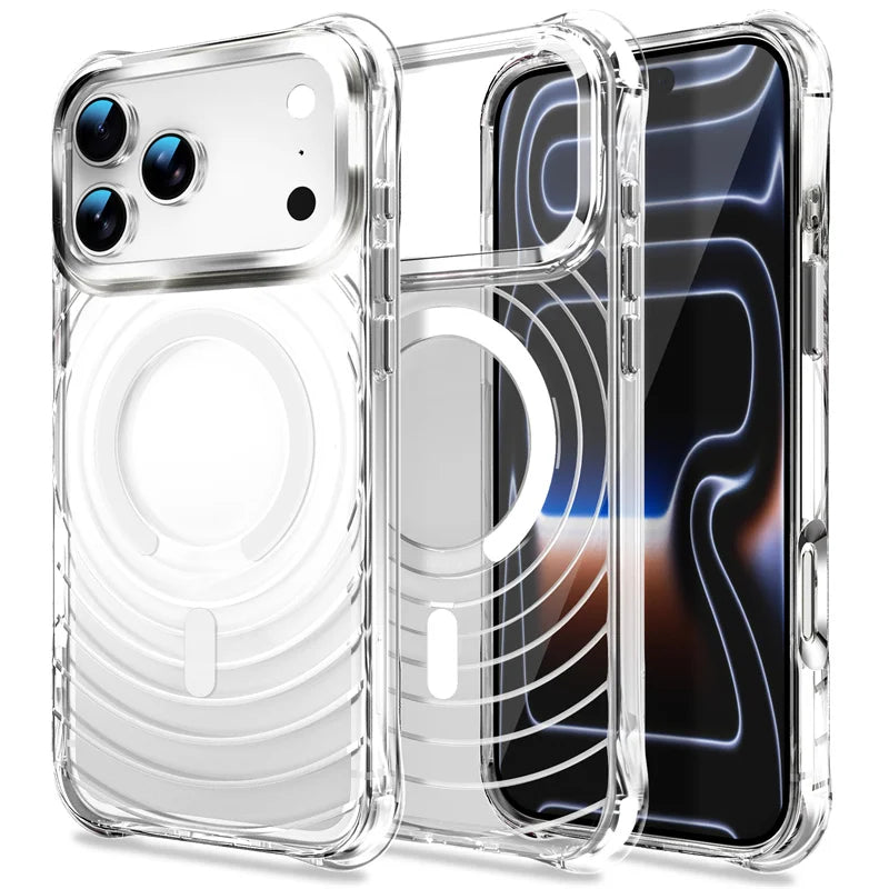 Clear MagSafe Shockproof Case for iPhone