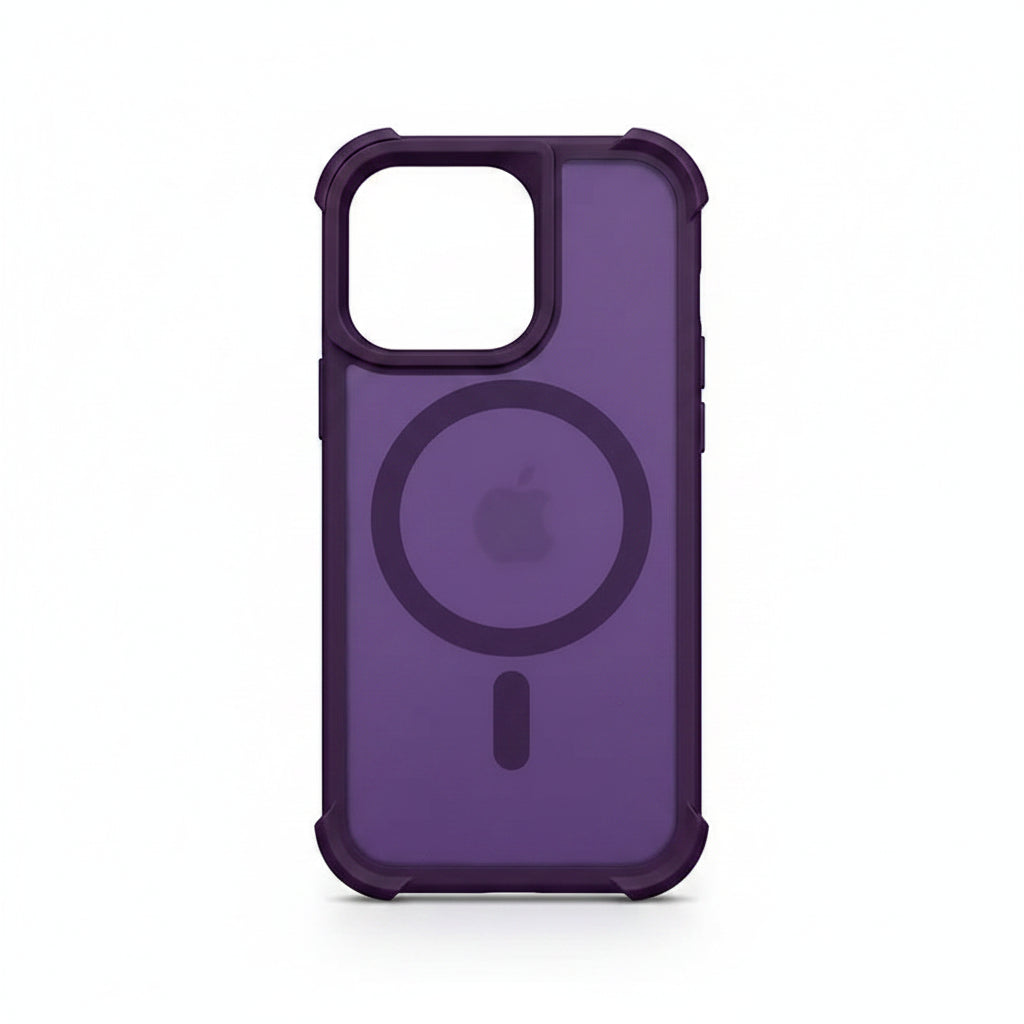 Luxury Matte MagSafe Armor iPhone Case