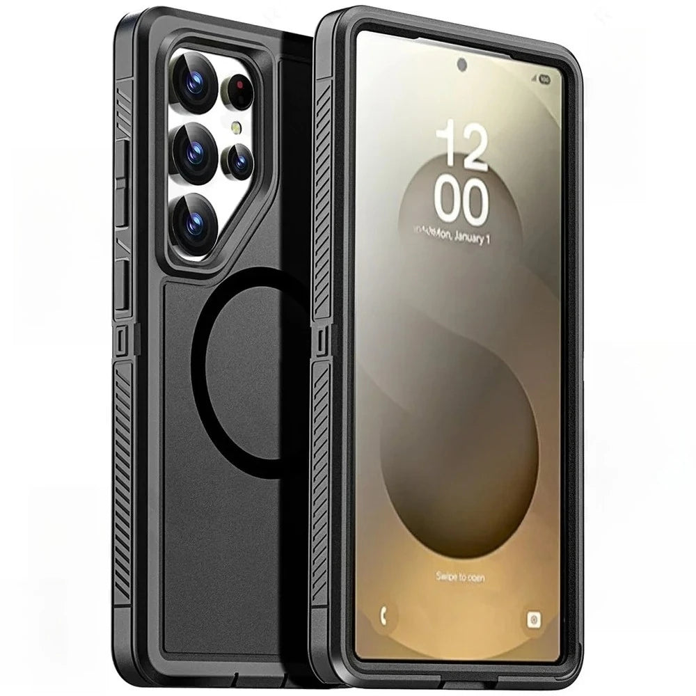 Tough Matte Silicone PC Case for Samsung Galaxy