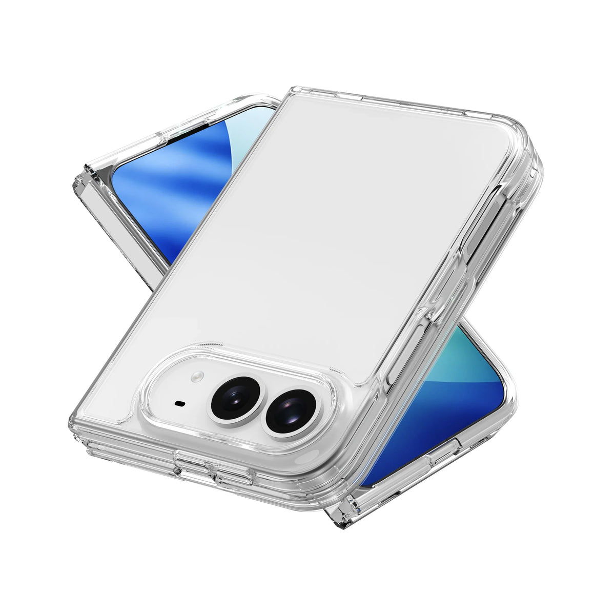 Clear Anti-Yellow Case for iPhone Fold