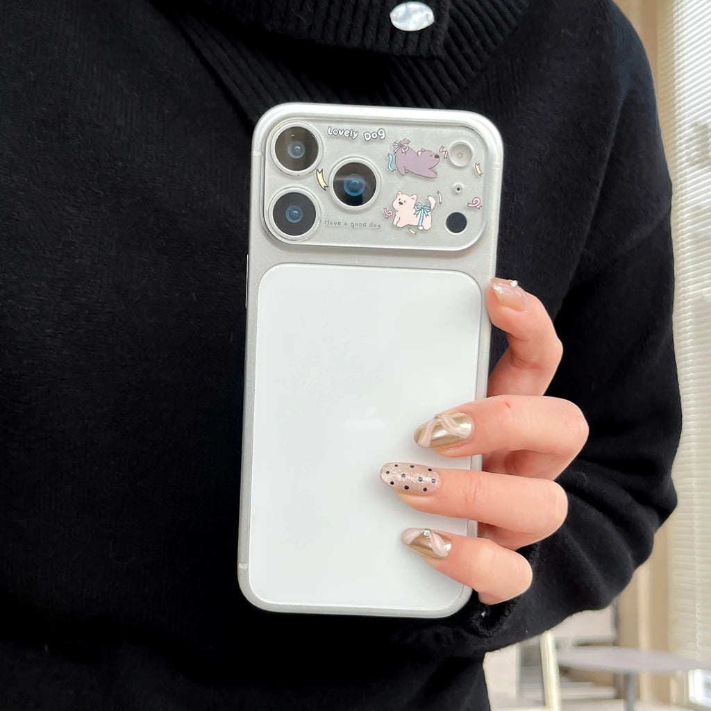 Puppy Bowknot Camera Lens Protector for iPhone