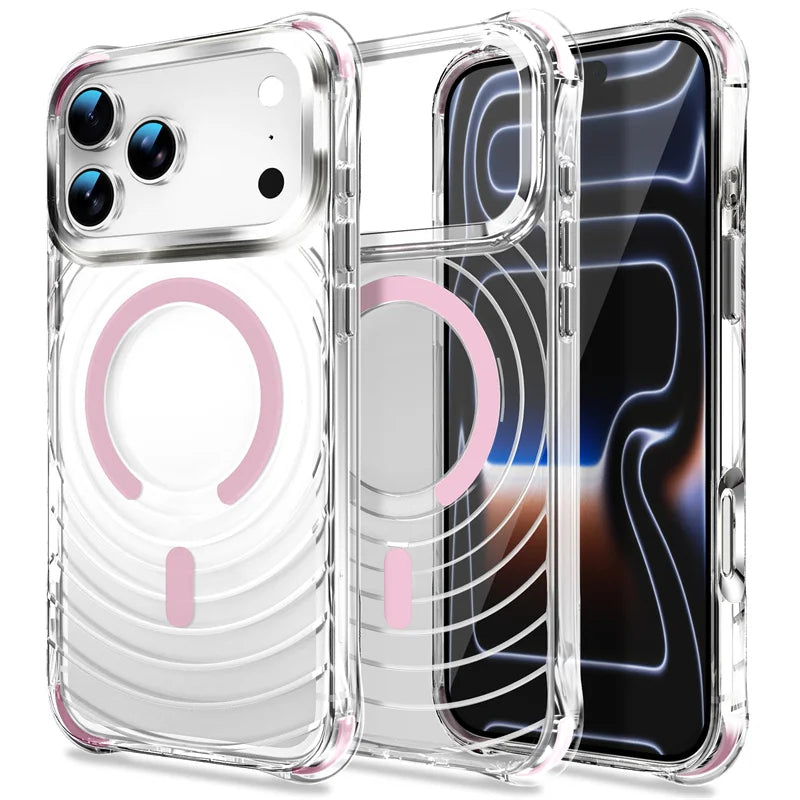 Clear MagSafe Shockproof Case for iPhone