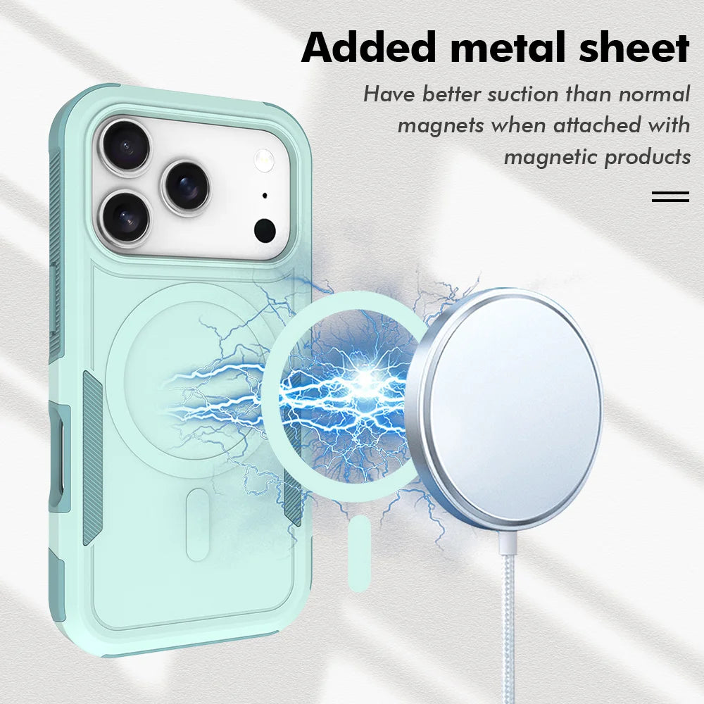 Rugged MagSafe Magnetic Case for iPhone