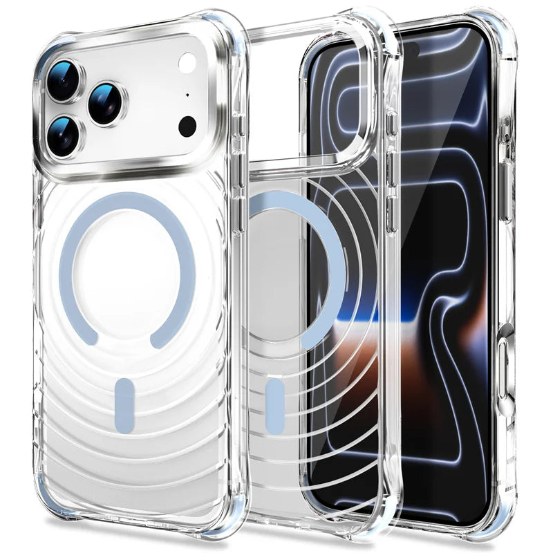 Clear MagSafe Shockproof Case for iPhone