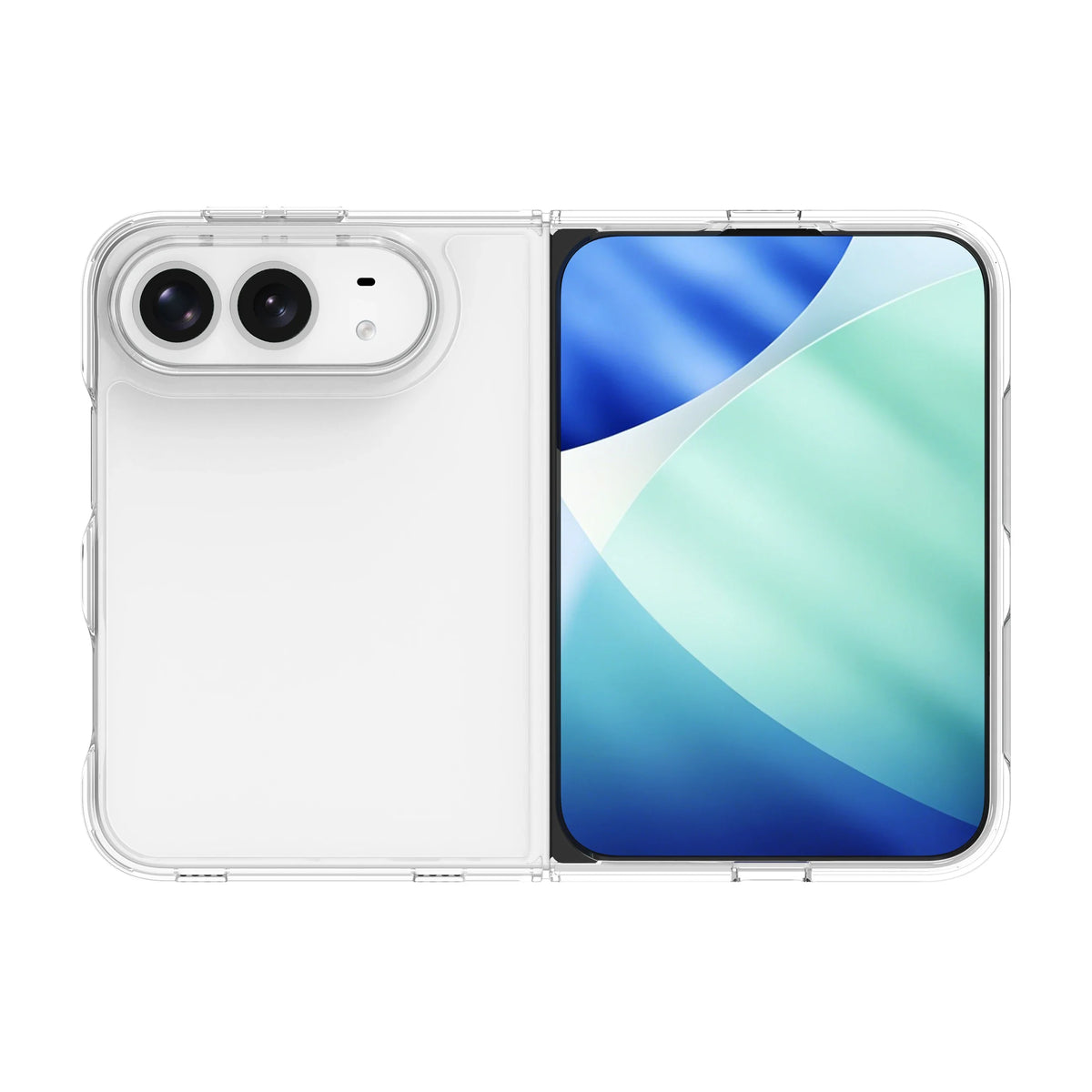 Clear Anti-Yellow Case for iPhone Fold
