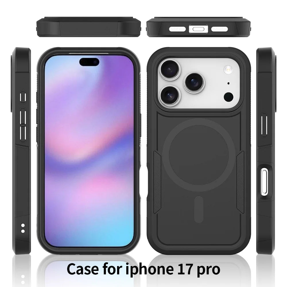 Rugged MagSafe Magnetic Case for iPhone