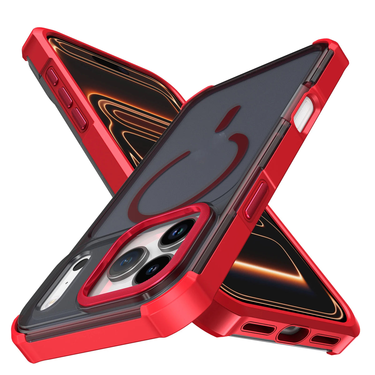 Clear Matte MagSafe Armor iPhone Case