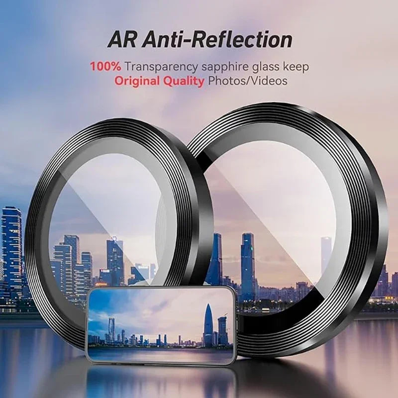 Glitter Tempered Glass Camera Lens Protector