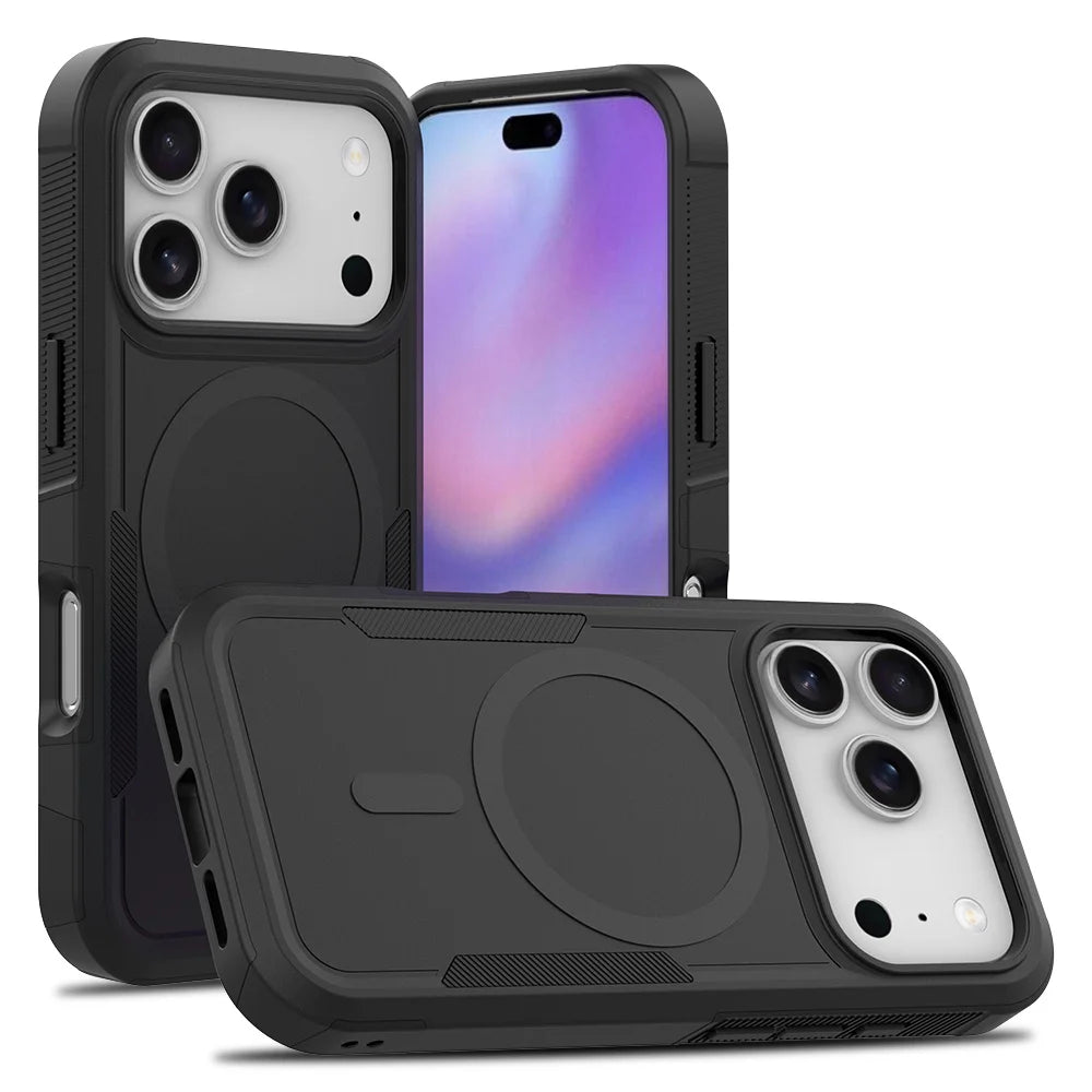 Rugged MagSafe Magnetic Case for iPhone