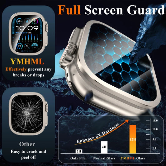 2-Pack Tempered Glass Protector for Apple Watch Ultra