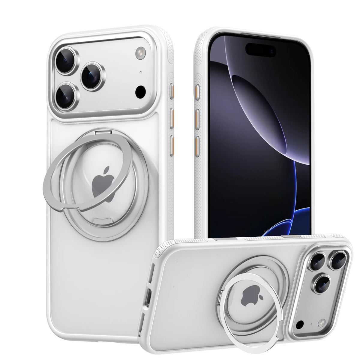 360° Magnetic Ring Stand Case for iPhone