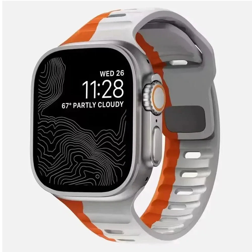 Soft Silicone Sport Band for Apple Watch