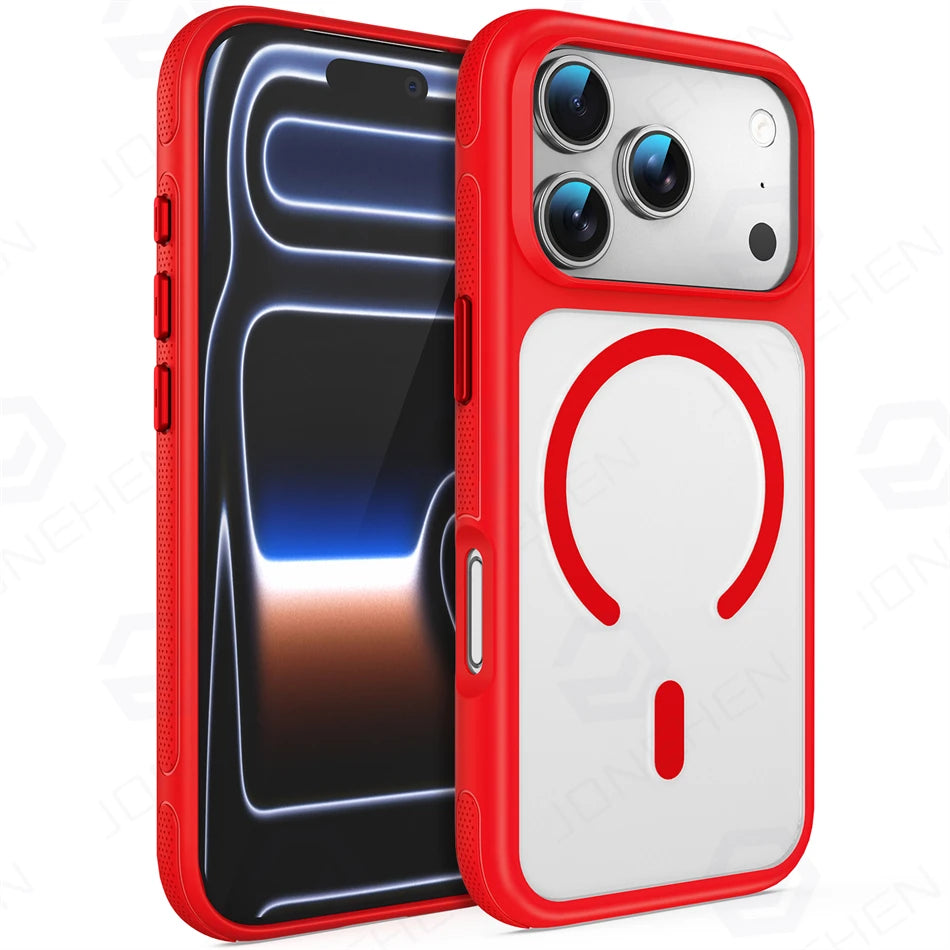 Clear MagSafe Silicone iPhone Case