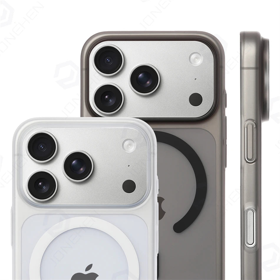 MagSafe Magnetic Frosted Matte Case for iPhone 17 Air 17 16 15 14 13 Pro Max