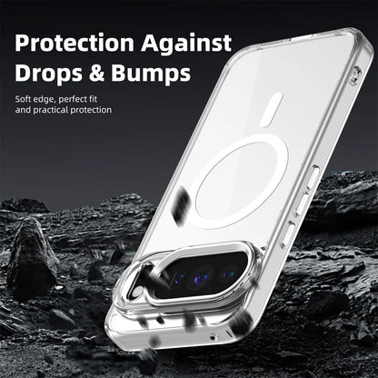Luxury Clear Magnetic Google Pixel Case