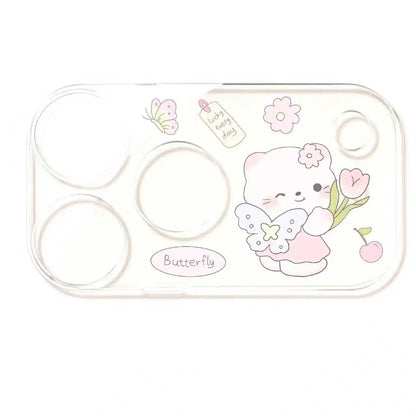 Cartoon Animal Camera Lens Protector for iPhone