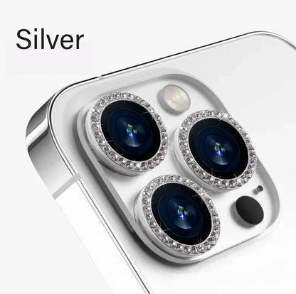 Glitter Tempered Glass Camera Lens Protector