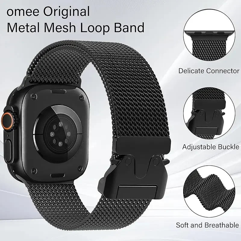 Milanese Loop Stainless Steel Apple Watch Band