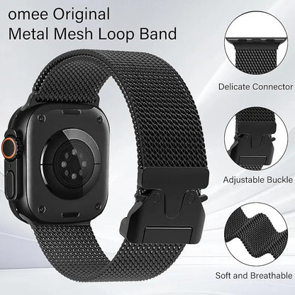 Milanese Loop Stainless Steel Apple Watch Band