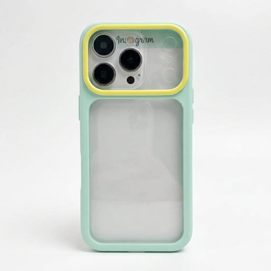 Candy Color Contrast Clear Case for iPhone