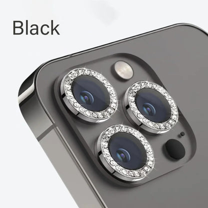 Glitter Tempered Glass Camera Lens Protector