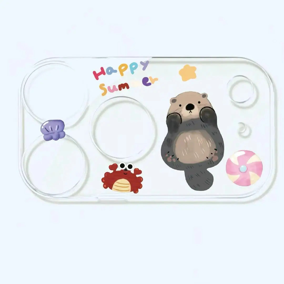 Cartoon Animal Camera Lens Protector for iPhone