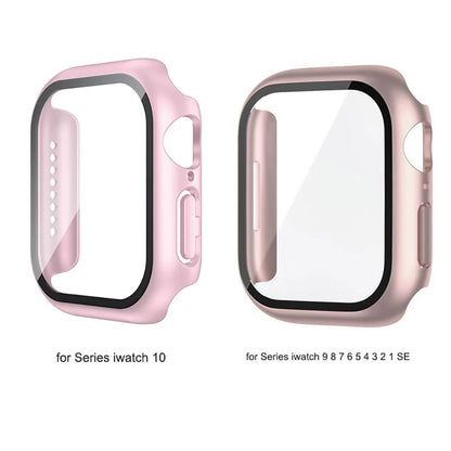 Tempered Glass Protective Case for Apple Watch
