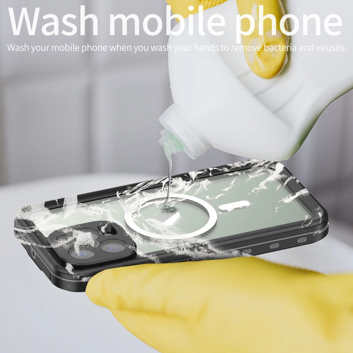IP68 Waterproof MagSafe iPhone Case