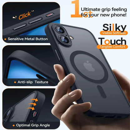 Luxury MagSafe Armor Matte iPhone Case