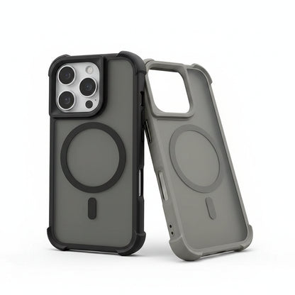 Luxury Matte MagSafe Armor iPhone Case