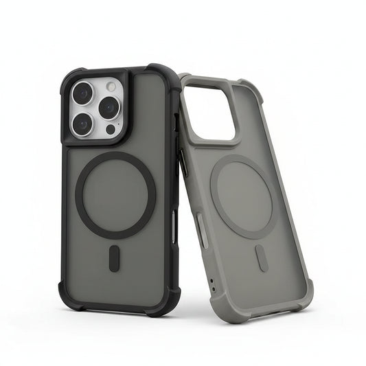 Luxury Matte MagSafe Armor iPhone Case