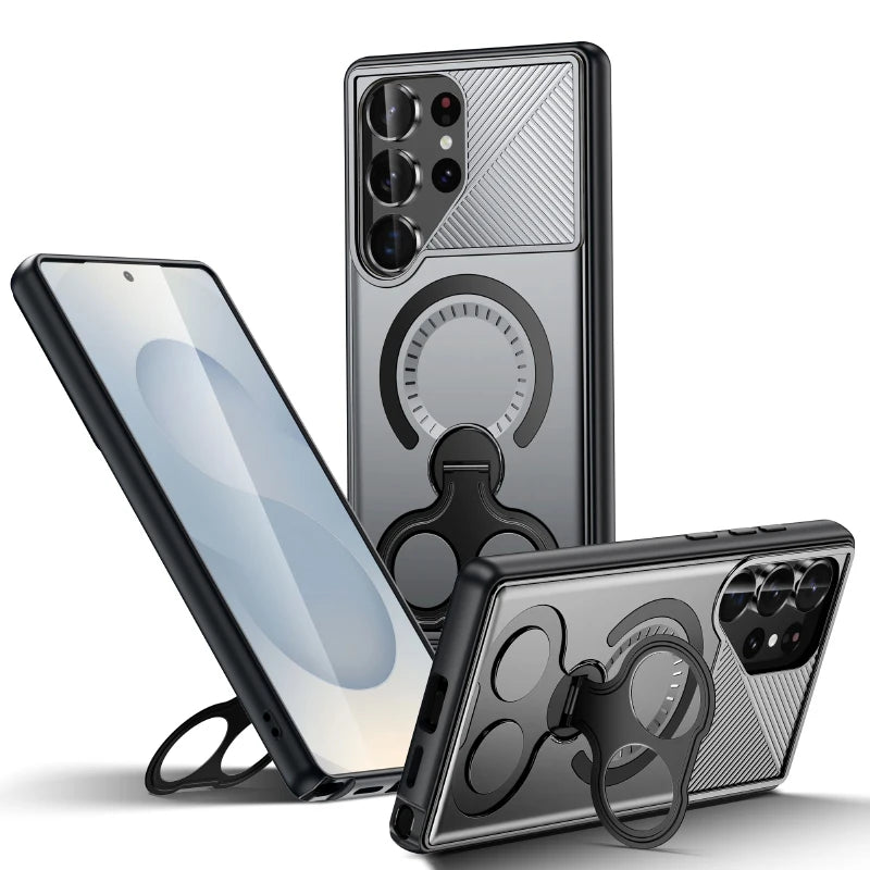 MagSafe 360° Rotating Metal Ring Armor Case for Samsung Galaxy
