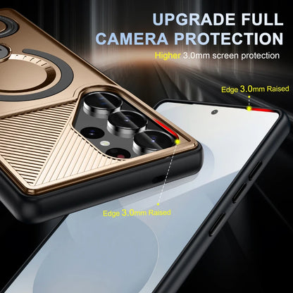 MagSafe 360° Rotating Metal Ring Armor Case for Samsung Galaxy