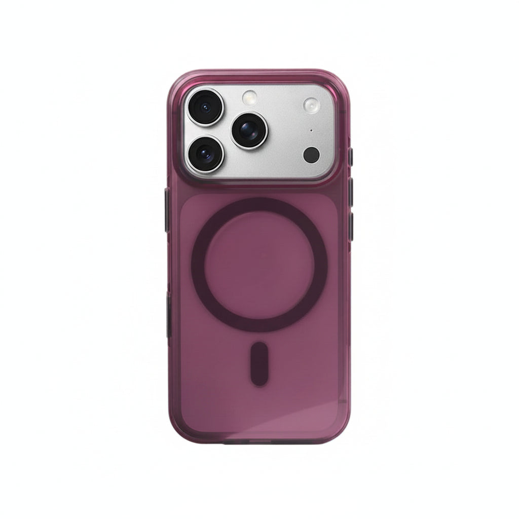Candy Color Crystal Clear MagSafe iPhone Case
