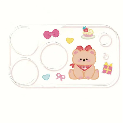 Cartoon Animal Camera Lens Protector for iPhone