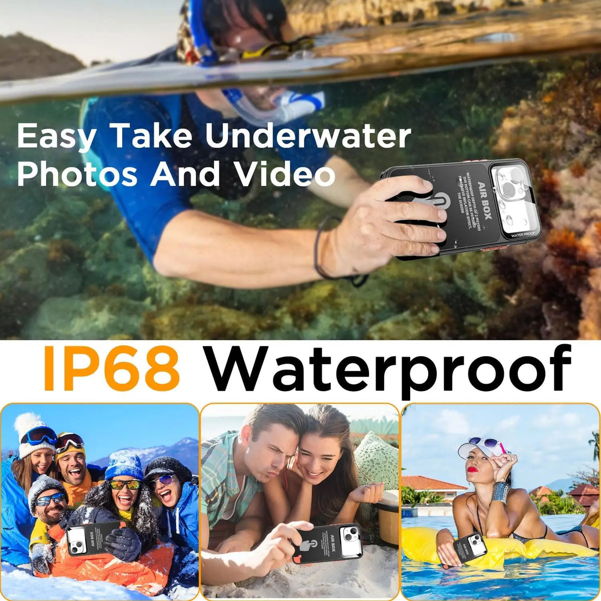 Waterproof Phone Pouch for iPhone