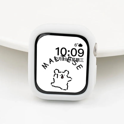 Soft Silicone Bumper Case for Apple Watch