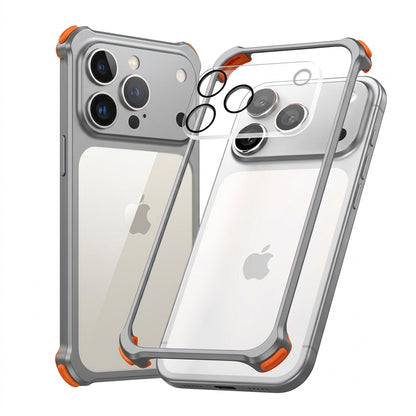 Aluminum Alloy Lens Protection Bumper Case for iPhone