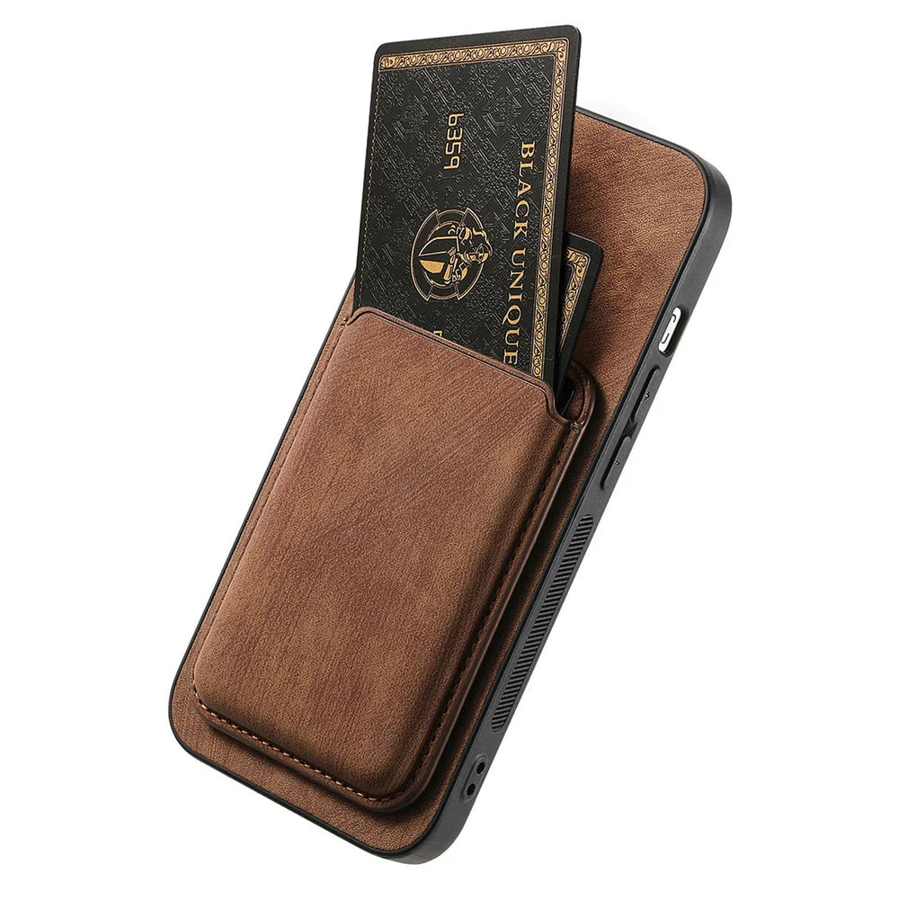 Detachable Magnetic Card Holder Case for iPhone