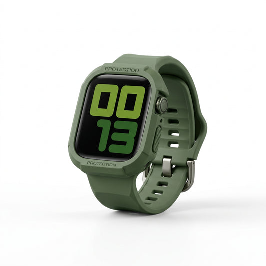 Silicone Case & Strap for Apple Watch