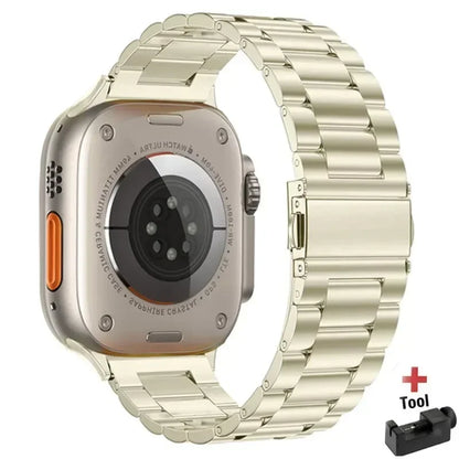 Stainless Steel Metal Link Band for Apple Watch