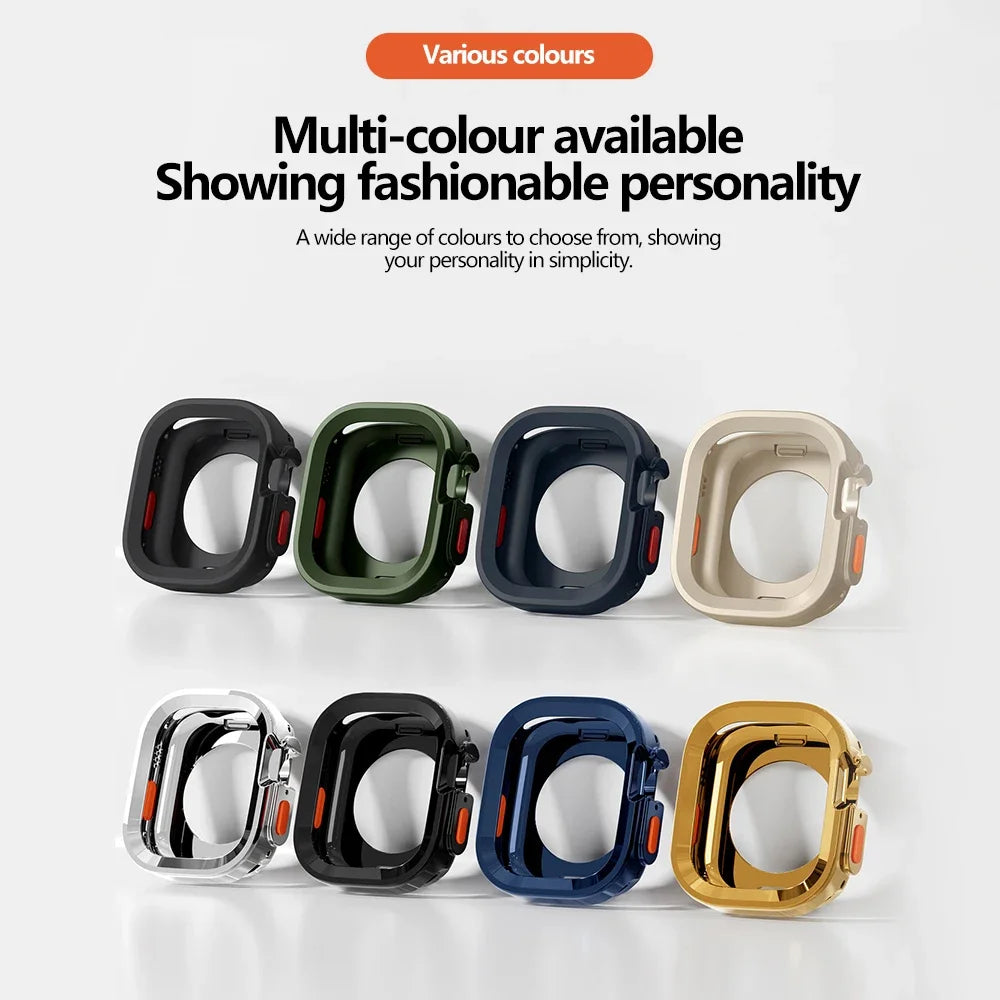 Soft Silicone Bumper Case for Apple Watch