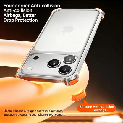 Aluminum Alloy Lens Protection Bumper Case for iPhone