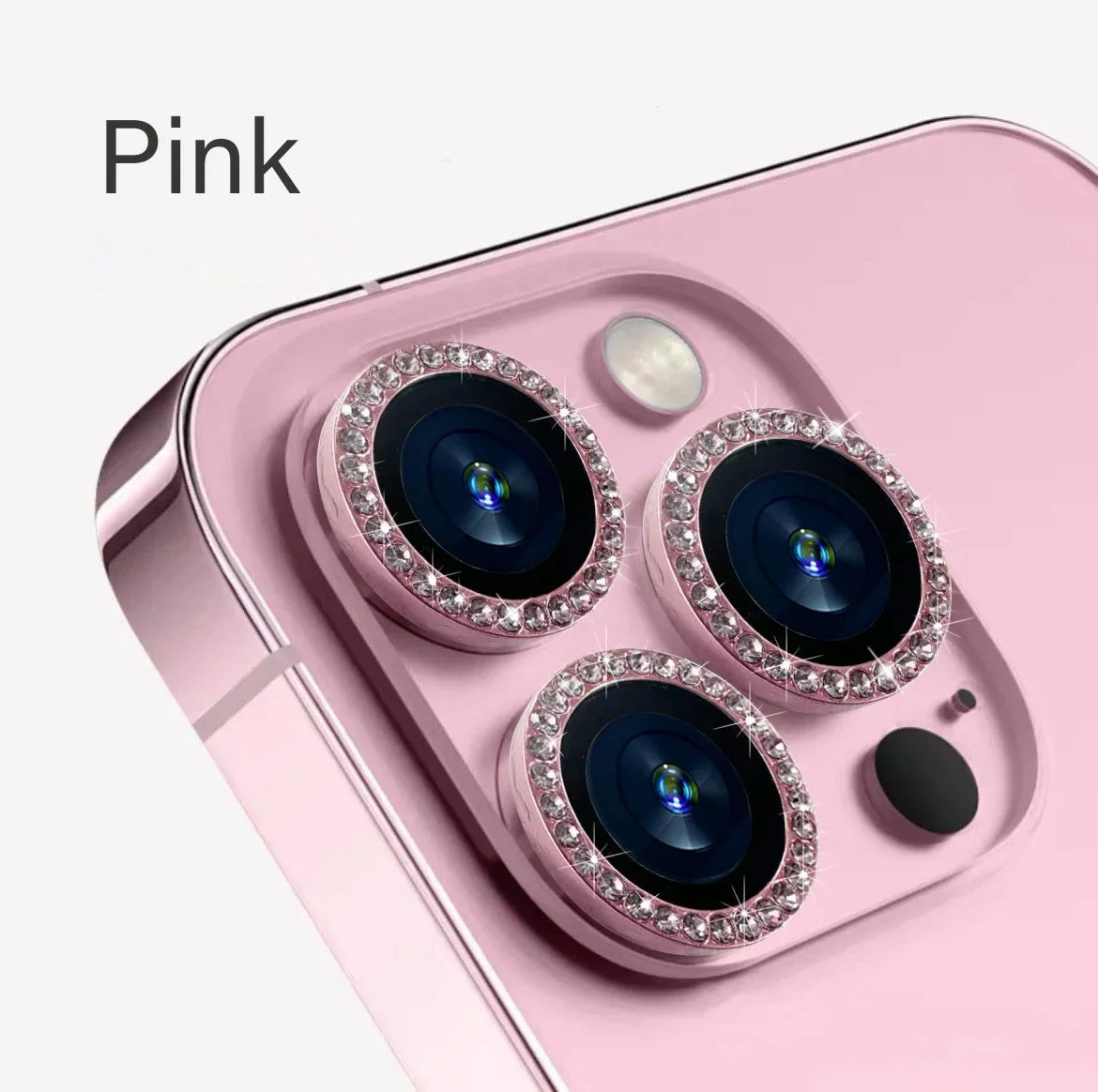 Glitter Tempered Glass Camera Lens Protector